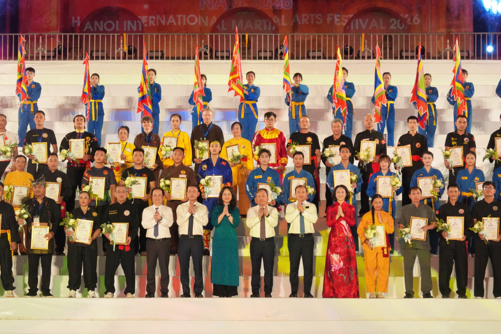 Khai mạc Festival Võ thuật Quốc tế Hà Nội năm 2026